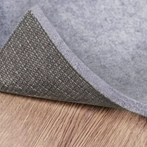 Non Slip Pad Rug Double Layered Cushioning Felt Carpet Pads for Area Rugs on Hardwood Floors Add Comfort and Safety