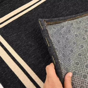 Non Slip Rug Pad Anti slip Non Woven Fabric Dotted Grey Secondary Tufting Backing Anti slip Felt Carpet Backing Cloth