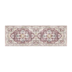 Non Slip Runner Rugs 2×6 Vintage Machine Washable for Kitchen Set Bath Mat