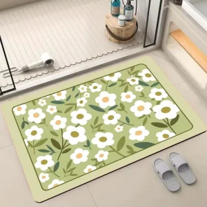Non Slip Soft Super Absorbent Polyester Quick Dry Machine Made PET Friendly Eco friendly Home Use Bath Carpet Rug