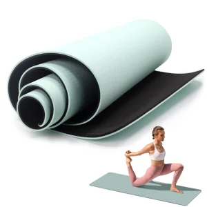 Non Slip Tear Resistance Eco Friendly TPE Safe Yoga Pilates Mat for Exercise Training Fitness Body Workout