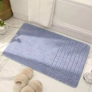 Non-Slip Tufted Mat Absorbent Soft Microfiber Polyester Anti Slip Bath Mat Carpet for Bathroom Tub Shower