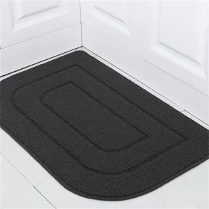 Non Slip Tufted Polypropylene Dirt Trapper Door Mat Low Profile Front Door Absorbent Washable Home Entrance