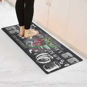 Non Slip Washable Absorbent Kitchen Mats Woven Kitchen Runner Rug Floor Mats Laundry Room Hallway Kitchen Rugs and Mats