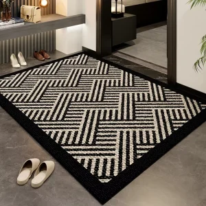Non Slip Waterproof Custom Size Door Mat Heavy Duty Entrance Carpet Front Door Washable Dirt Trapping Indoor Outdoor