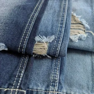 Non Stretch Blue Cotton Soft Hand Feeling Woven Twill 2812 Denim Fabric for Sale