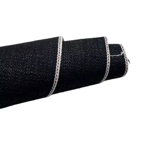 Non Stretch Japanese Style 100% Cotton Selvedge Twill Heavyweight Woven Denim Fabric Yarn Dyed Weft Knit for Boys & Girls