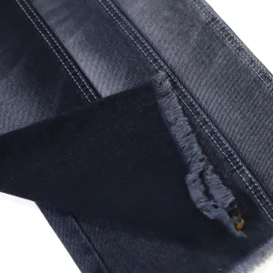 Non Stretch Low Shrinkage Denim Cloth Mercerized Black 3 Percent Cross Shrinkage for B2B Fabric Buyers