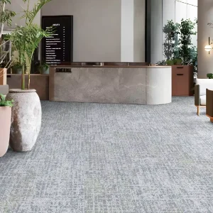 Non-Toxic Commercial Office Carpet Modular Carpet Tiles with Water Resistant Blended Yarn for Office Floor Carpet