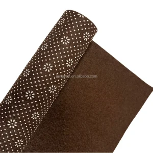Non Woven Needle Punched Breathable Anti static Eco Friendly Anti Slip Dotted Medium Weight Carpet Underlay Rug Pad Fabric