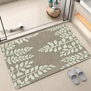 Non slip Absorbent Quick Drying Diatom Mud Bath Home Area Diatomite Bath Carpet