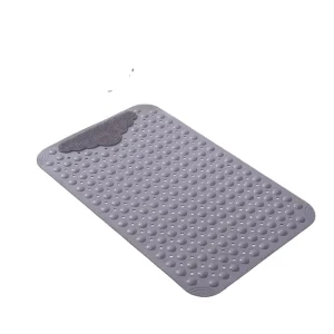 Non slip Bathroom Mat Shower Mats with Suction Cups and Drain Holes Bathtub Mats Bathroom Mats Machine Washable Clear