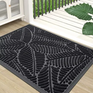 Non slip Custom Solution Dyed Door Mats Entrance Made From Recycled Materials Custom Design for Sustainable Home Business
