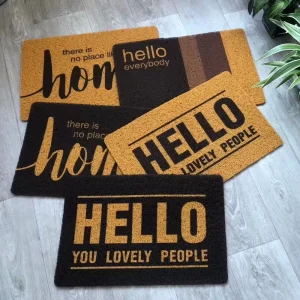 Non slip Entrance Mat Polyester Durable Floor Door Mat for Home Use