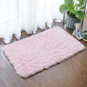 Non slippery Solid Mat with Water Absorption Pv Fleece Microfiber Bath Rug Memory Foam Bath Mat Bathroom Mat Floor