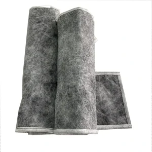 Nonwoven Fabric Carbon Active Charcoal Fiber High Quality Breathable Hygiene Carbon Laminated Non woven Fabric