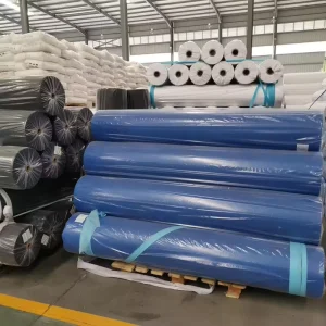 Nonwoven Fabric Rolls 100% Polyester Breathable Low Price Machine made Plain Style Nonwoven Fabric