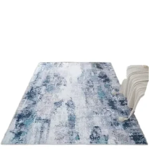 Nordic Abstract Living Room Carpet Morden Home Mat Faux Wool Soft Teppich Machine Non-slip Alfombra Large Area Floor Rugs