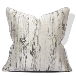 Nordic Grey Stripe Decorative Pillow Case Luxury Cushion Cover for Sofa Throw Pillow Cover 50x50cm