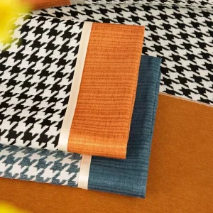 Nordic Houndstooth Chenille Sofa Cover Non Slip Luxury Cushion Mat All Season 1 Piece Couch Slipcover