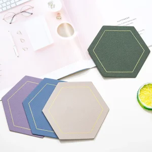 Nordic Leather Placemat Non slip Thermal Insulation Place Mats and Coasters Waterproof coaster Place Mats for Dining Table