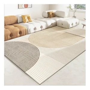 Nordic Luxury Large Wall to Wall Carpet Thicken Area Rugs Sets Cashmere Polyester Machine Made Simplicity Chic for Living Room
