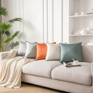 Nordic Style Creative Art Metallic Jacquard Throw Pillows Home Decorative Living Room Cushion Covers