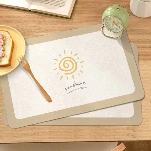Nordic Style Creative Flower Placemats Heat resistant and Heat insulating Table Mats Easy to Clean Placemats