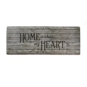 Nordic Style PVC Waterproof Mildew-proof Non-Slip Entrance Door Mat Custom Protect Floor Surface Foot Mat for Kitchen Home Use