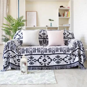 Nordic-style Double-sided Use Woven Blanket