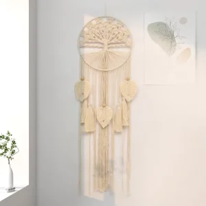 Nordic style Hand woven Bohemian Tree of Life Tapestry Bedroom Wall Hanging Gift