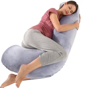 Nursing Pillow Pregnancy Maternity Pregnancy Pillow Satin Full Body Pillow for Sleeping
