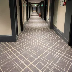 Nylon 6 Printed Wall to Wall Carpet for Hotel Corridor Hallway and High Traffic Commercial Space