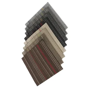 Nylon Carpet Tile 50×50 Acoustic Felt Backing Modern Puzzle Pattern for Home Use