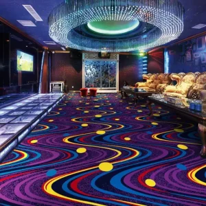 Nylon Classic Tufted Luxury Handmade Puzzle Disinfecting Sanitizing Water Resistant Non Slip Hotel Commercial Casino Wall Carpet