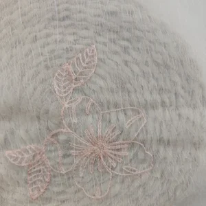 Nylon Polyester Woven Embroidery Fabric 46% Nylon 53% Polyester 15Dx30D 57/58″ Abrasion-Resistant Girls Boys Accessories