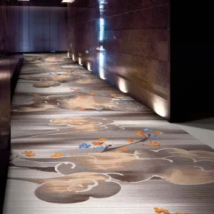 Nylon Polypropylene High Pile Anti Slip Eco Friendly Hotel Carpet Rolls for Dining Room Hallway