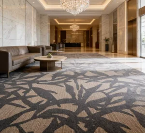 Nylon Printed Hotel Carpet Custom Carpet Broadloom Fireproof Corridor Flooring Supplier Alfombras Hotel Carpet Wall to Wall