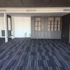 Nylon Printed Puzzle Pattern Cushioned Carpet Tile 50x50cm Modern Commercial Home Office Hotel