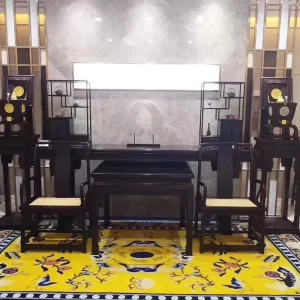 Nylon Reception Wall to Wall Carpet Fireproof Custom Design Free Sample Hotel Renovation Works