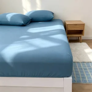 Nylon Spandex Bedding Cooling Fitted Sheet Set 180g Reactive Dyeing