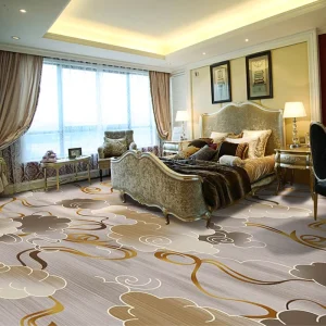 Nylon Wall to Wall Carpet Non Slip Reversible Antimicrobial Stain Resistant Floor Carpet for Hotel Commercial