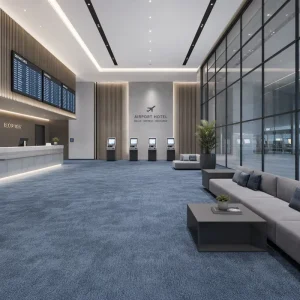 Nylon Wall to Wall Carpet Roll Non Slip Durable Washable Broadloom for Home Office Hotel Exhibition