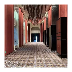 Nylon Wall to Wall Custom Printing Carpets Modern Design Style Hotel Carpets