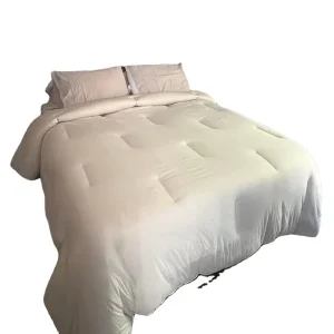 ODM OEM Luxury Materials Pure White Summer Quilt Eco Friendly Bio Based Filling Fibers Double Stuffed for Extra Fluff Comforter
