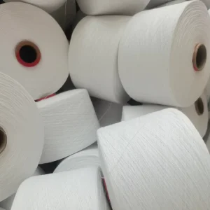 Eco Friendly Carded Recycled 50 Cotton 50 Polyester Open End Ne0.5s to Ne30s Blended Yarn