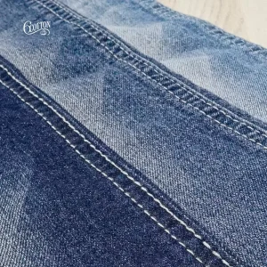 OE Stretch Denim Fabric 55 Cotton 44 Polyester 1 Spandex Stretch OE Denim Fabric Roll for Garment Factory