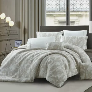OEKO BSCI ISO Certified Luxury Jacquard Comforter Set Embroidered Vintage Bedding Home King Queen Super King Includes
