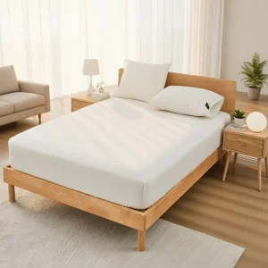 OEKO Custom 20% Silver Thread Fabric Cotton Anti-static Conductivity Testing Earthing Grounding Fitted Sheet Bedding