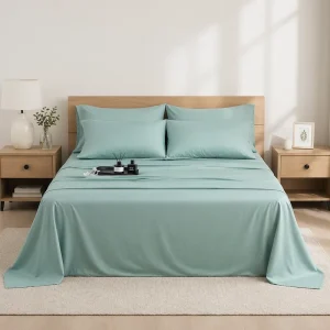 OEKO Natural Cooling 300tc100% Lyocell Organic Bamboo Bedsheets